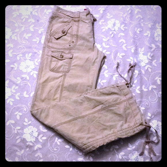 Womens Cargo Pants With Adjustable Legs 